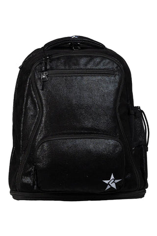 Mochila Cheer Faux Suede - Cierre Negro