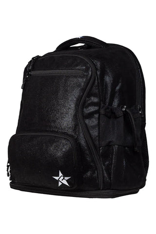 Mochila Cheer Faux Suede - Cierre Negro