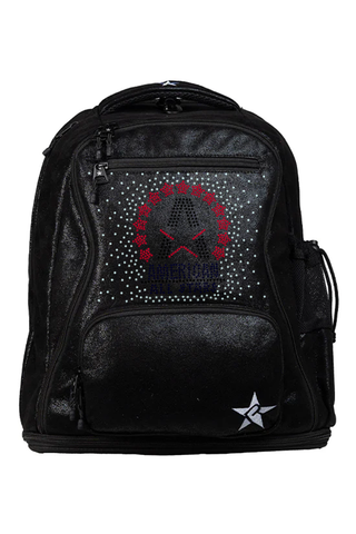 Mochila American - Faux Suede Black