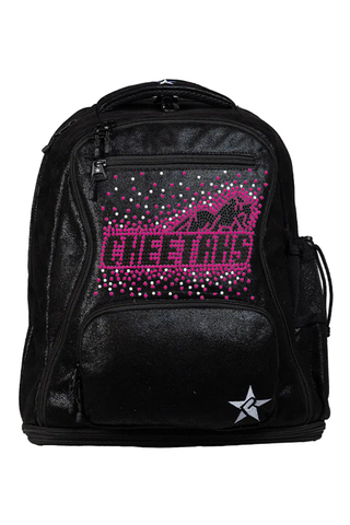 Mochila Cheetahs Pink - Faux Suede Black