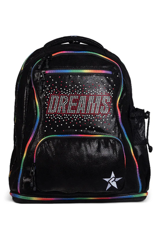 Mochila Dreams - Faux Suede Rainbow