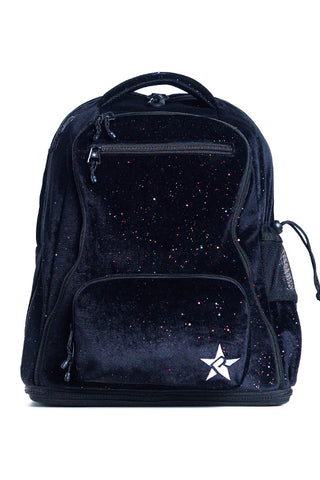 Mochila Cheer Velvet Galaxy - Cierre Negro