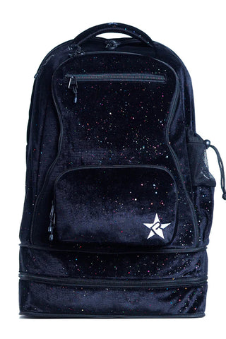 Mochila Cheer Velvet Galaxy - Cierre Negro