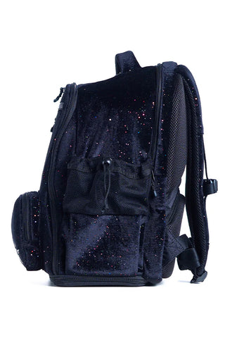 Mochila Cheer Velvet Galaxy - Cierre Negro