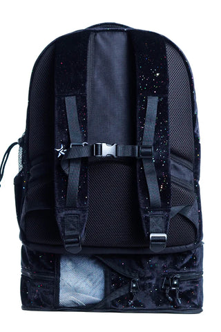 Mochila Cheer Velvet Galaxy - Cierre Negro