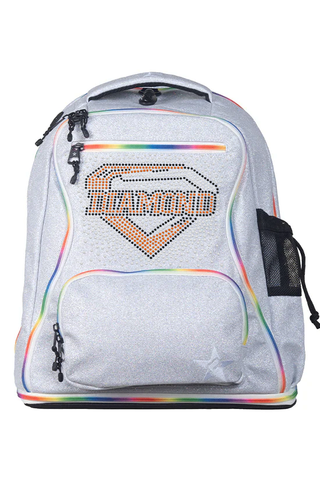 Mochila Logo Diamond - Opalescent Rainbow