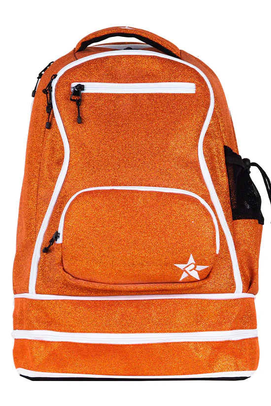 Mochila Cheer Orangesicle - Cierre Blanco