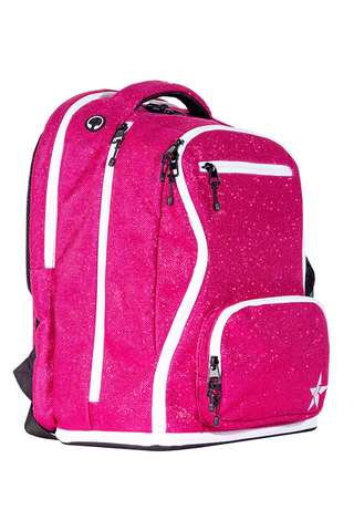 Mochila Cheer Fuchsia Diamondnet - Cierre Blanco