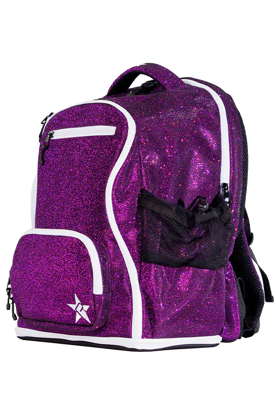 Mochila Cheer Plum - Cierre Blanco