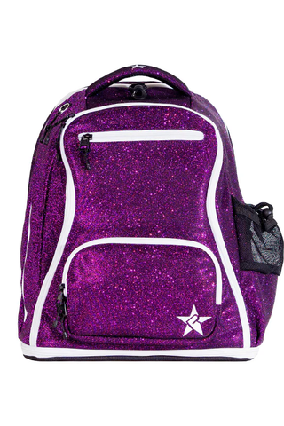 Mochila Cheer Plum - Cierre Blanco