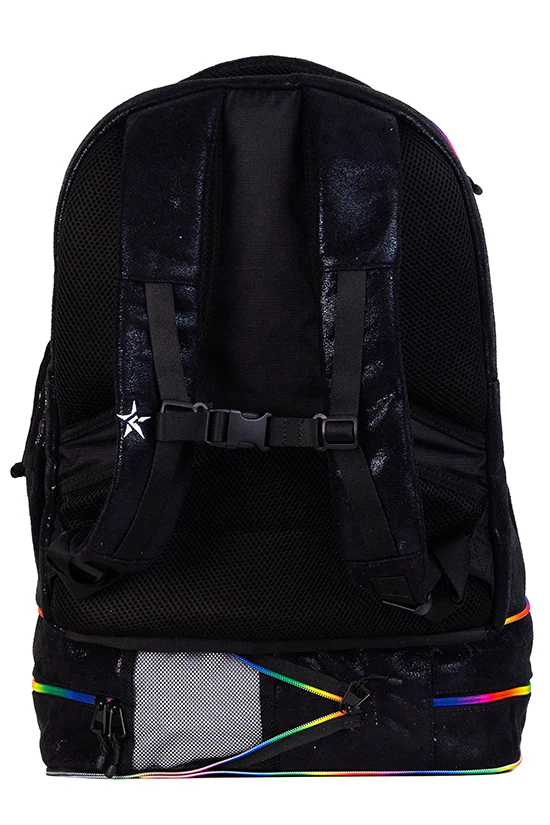 Mochilas Cheer Faux Suede - Cierre Arcoiris