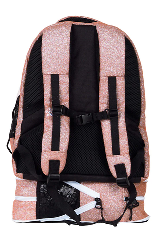 Mochila Cheer Rose Gold - Cierre Blanco