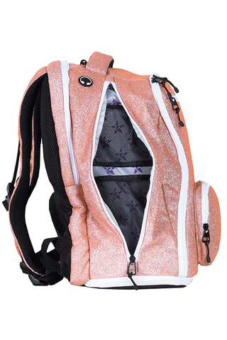 Mochila Cheer Rose Gold - Cierre Blanco