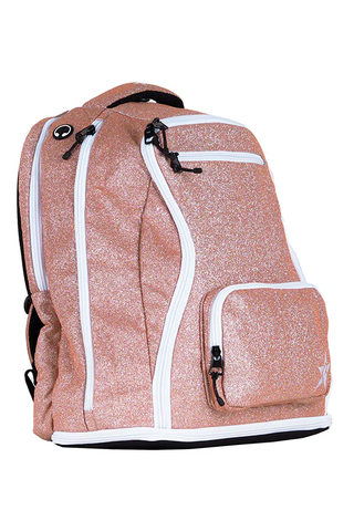 Mochila Cheer Rose Gold - Cierre Blanco