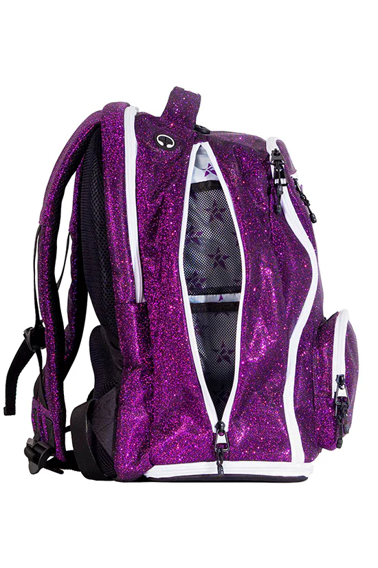 Mochila Cheer Plum - Cierre Blanco