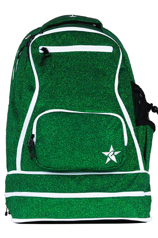 Mochila Cheer Lucky Green - Cierre Blanco