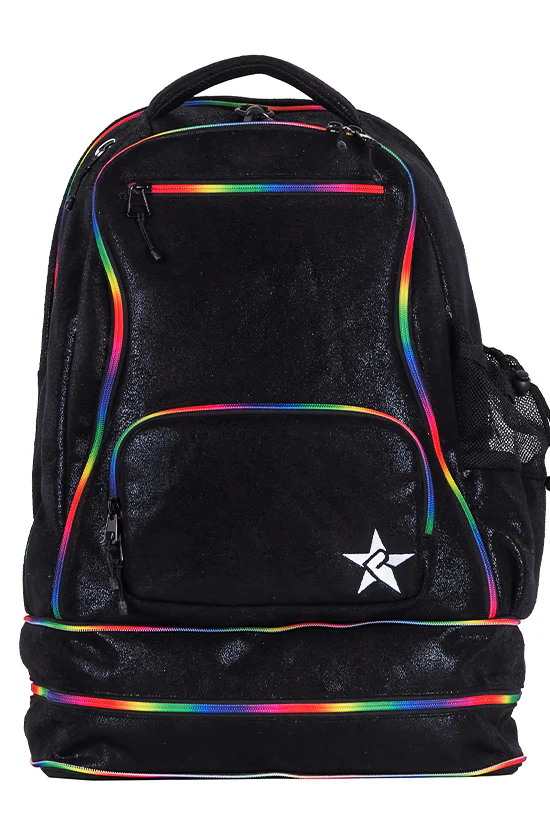 Mochilas Cheer Faux Suede - Cierre Arcoiris