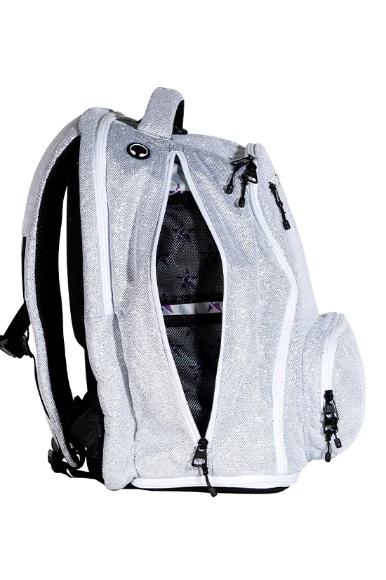 Mochila Cheer Opalescent Diamondnet - Cierre Blanco